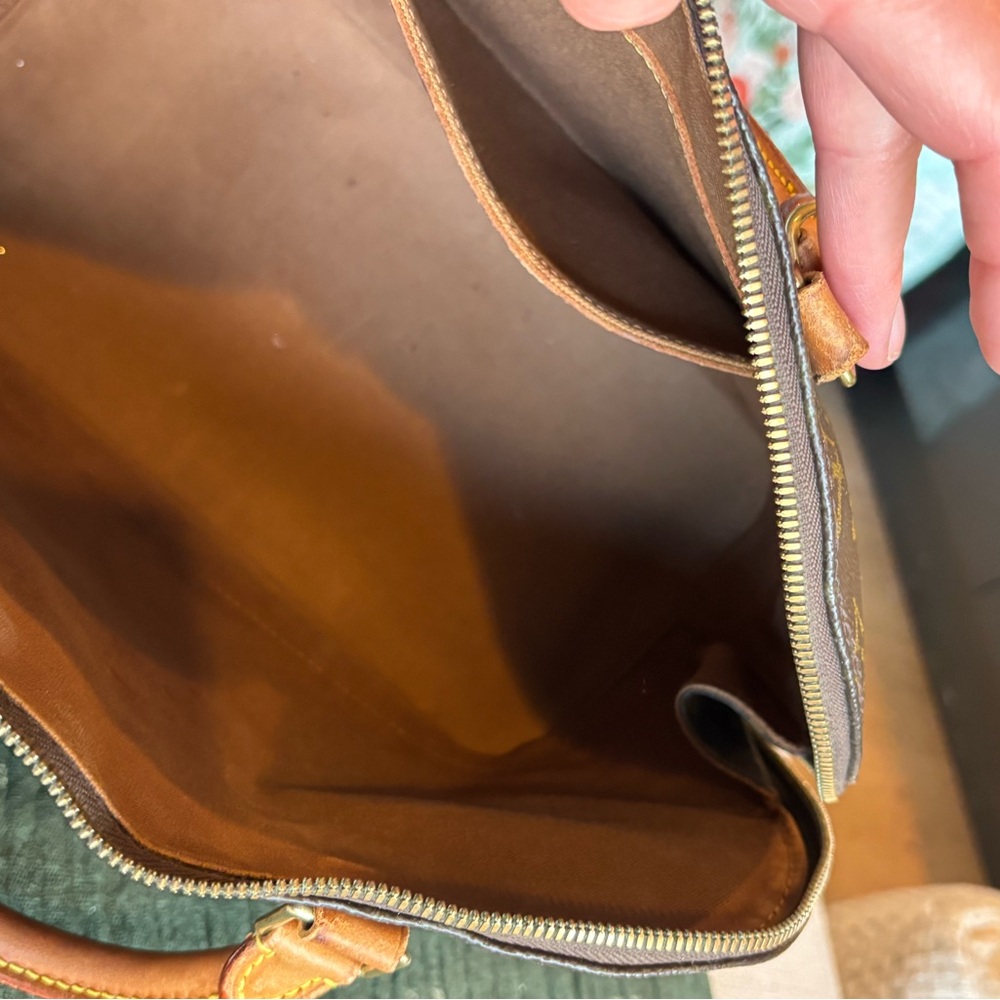 Louis Vuitton Alma Dark Brown Monogram Satchel - Picture 13 of 16